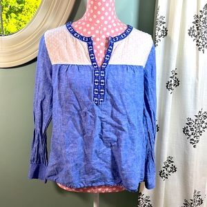 Vineyard Vines Boho Top Size L